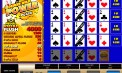 Deuces Wild Power Poker
