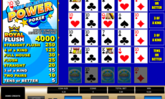 Tens or Better Power Poker